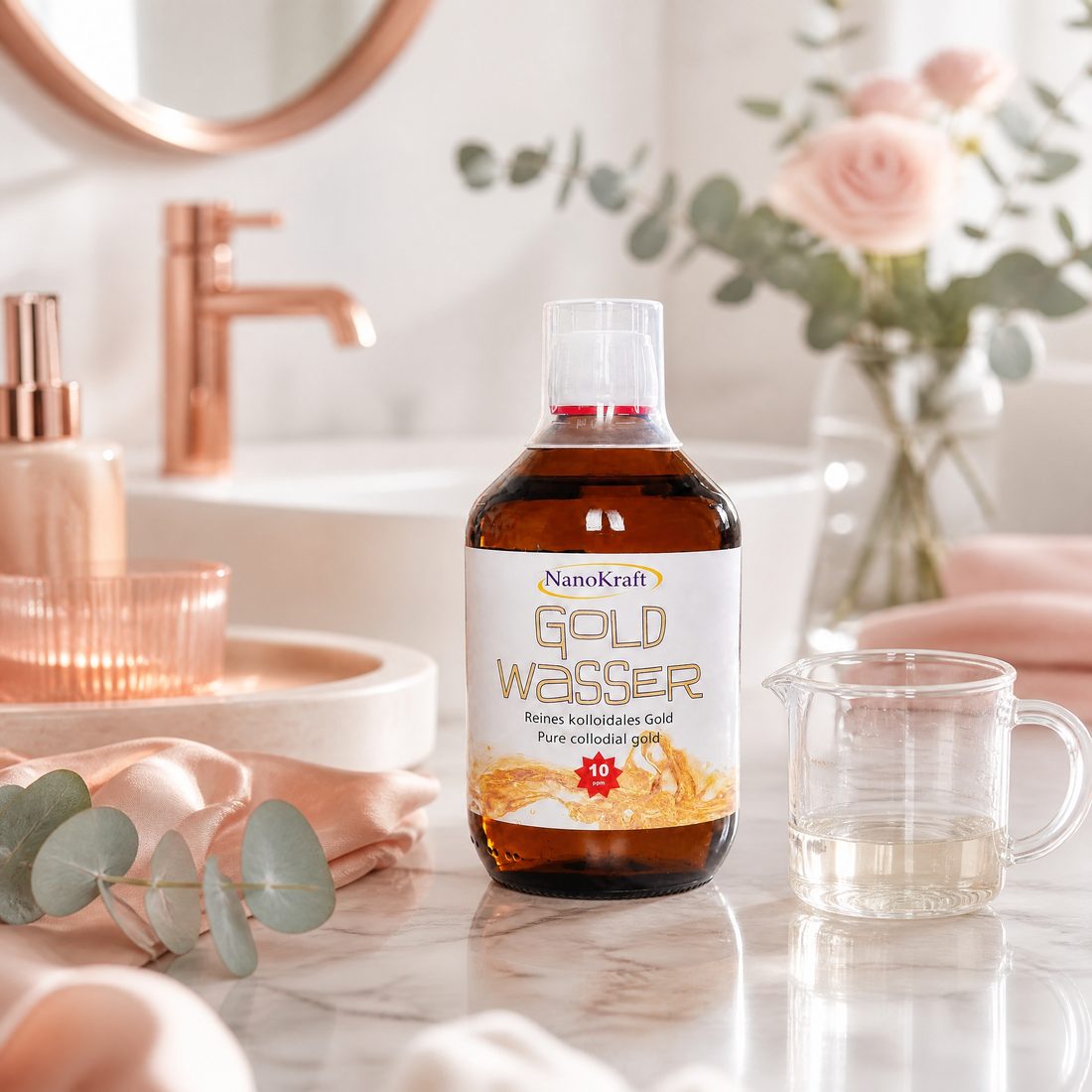 Kolloidales Gold 10 ppm – laborgeprüft, 99,99 % Reingold, Made in Austria