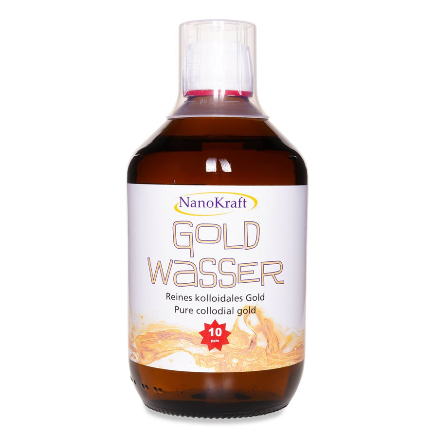 Kolloidales Gold 10 ppm – laborgeprüft, 99,99 % Reingold, Made in Austria