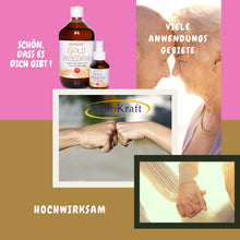 Lade das Bild in den Galerie-Viewer, Kolloidales Gold 500ml - 10ppm mit Gratis E-Book - NanoKraft GmbH