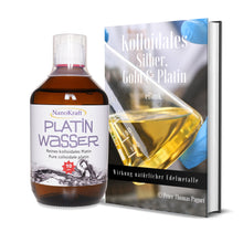 Lade das Bild in den Galerie-Viewer, Kolloidales Platin 500ml - 10ppm mit Gratis E-Book - NanoKraft GmbH