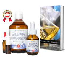 Lade das Bild in den Galerie-Viewer, Kolloidales Silber 500ml - 25ppm mit Gratis E-Book - NanoKraft GmbH