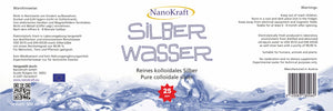Kolloidales Silber 500ml - 25ppm mit Gratis E-Book - NanoKraft GmbH