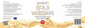 Kolloidales Gold 500ml - 10ppm mit Gratis E-Book - NanoKraft GmbH