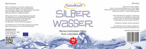 Kolloidales Silber 500ml - 50ppm mit Gratis E-Book - NanoKraft GmbH