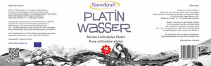 Kolloidales Platin 1000ml - 10ppm, mit Gratis E-Book - NanoKraft GmbH